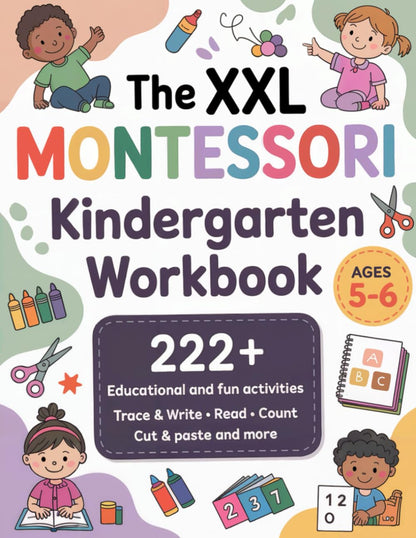 Montessori Kindergarten Workbook for Kids™