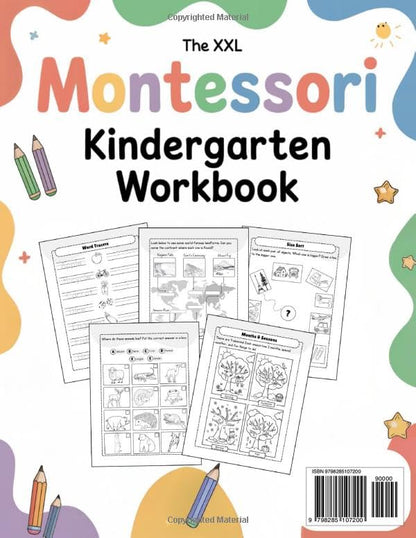 Montessori Kindergarten Workbook for Kids™