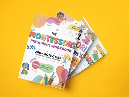 XXL Montessori Preschool Workbook™